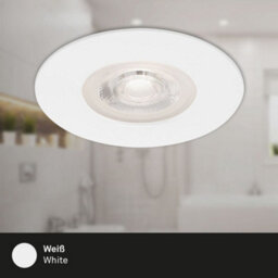 Briloner Mains-Powered Led White Warm White Light Recessed Downlights Pack Of 3 - thumbnail 5