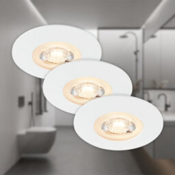 Briloner Mains-Powered Led White Warm White Light Recessed Downlights Pack Of 3 - thumbnail 4