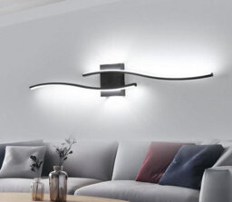 Wall Light Led Indoor Modern Black Wall Lamp Indoor 27W 89Cm - thumbnail 7
