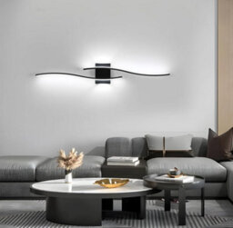 Wall Light Led Indoor Modern Black Wall Lamp Indoor 27W 89Cm - thumbnail 4