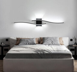 Wall Light Led Indoor Modern Black Wall Lamp Indoor 27W 89Cm - thumbnail 3