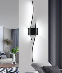 Wall Light Led Indoor Modern Black Wall Lamp Indoor 27W 89Cm - thumbnail 1