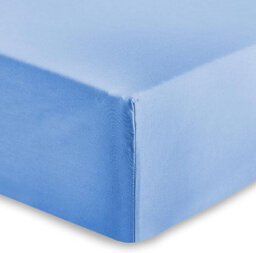 Ameha Plain Microfiber Fitted Sheet 25Cm Deep Pocket-Hypoallergenic Easy Care Light Blue Fitted Sheets Super King (180X200Cm) - thumbnail 9