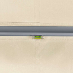 Primrose Awnings 3.0M X 2.5M Retractable Manual Charcoal Frame Ivory Awning Outdoor Patio Canopy - thumbnail 6