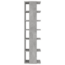 Berkfield Shoe Cabinet Concrete Grey 27.5X27X102 Cm Engineered Wood - thumbnail 5