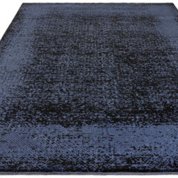 Indigo Black Abstract Modern Bordered Rug For Living Room And Bedroom-200Cm X 290Cm - thumbnail 2