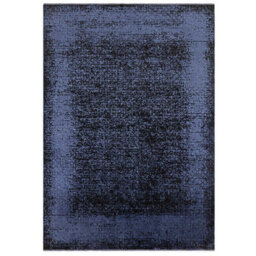 Indigo Black Abstract Modern Bordered Rug For Living Room And Bedroom-200Cm X 290Cm - thumbnail 4