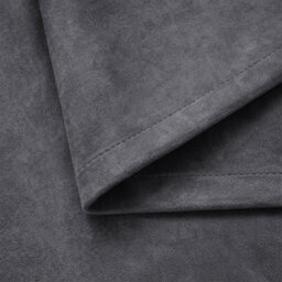 Bedlooms Grey Crushed Velvet Curtains Blackout Thermal Insulated Eyelet Curtain (Pair) 90 X 90 Inches With Tie Back Two - thumbnail 8