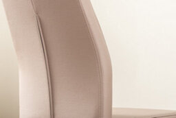 Furniturebox Uk Leonardo Glass And Chrome Metal Dining Table And 6 Cappuccino Beige Lorenzo Leather Chairs - thumbnail 9