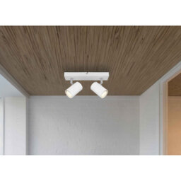 Luminosa Lighting Luminosa James Twin Ceiling Spotlight White Matt 2X Gu10 - thumbnail 6