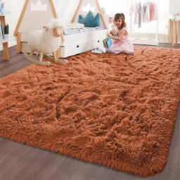 Ameha Area Rugs Living Room Large 160X230 Cm Rust Rugs For Bedroom Dinning Room Super Soft Non Slip Rug Modern Carpets For Bedside - thumbnail 5