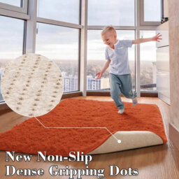 Ameha Area Rugs Living Room Large 160X230 Cm Rust Rugs For Bedroom Dinning Room Super Soft Non Slip Rug Modern Carpets For Bedside - thumbnail 6