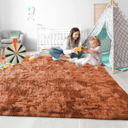 Ameha Area Rugs Living Room Large 160X230 Cm Rust Rugs For Bedroom Dinning Room Super Soft Non Slip Rug Modern Carpets For Bedside - thumbnail 8