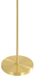 GoodHome Songor Modern Matt Brushed Brass Led Floor Lamp - thumbnail 5