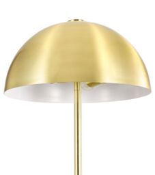 GoodHome Songor Modern Matt Brushed Brass Led Floor Lamp - thumbnail 4