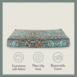 Morris & Co Blackthorn Print Dog Mattress Bed - thumbnail 4