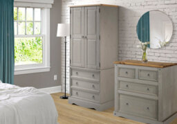 Core Products Premium Corona Grey, 2+2 Chest Of Drawers H103.8Cm X W91.0Cm X D47.0Cm - thumbnail 8