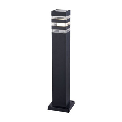 Luminosa Lighting Luminosa Unter Den Linden Outdoor Floor Bollard Lighting Black, 1 Light Ip54, E27 - image 1