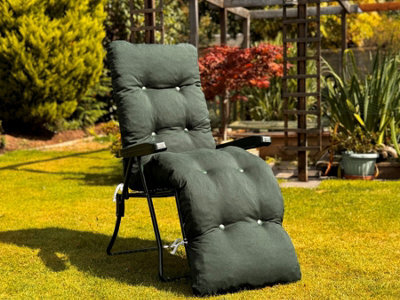 Glendale Garden & Leisure Glendale Garden Relaxer Replacement Cushion Only - Plain Green