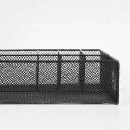 Desk Drawer Organizer Tray 6 Compartment Metal Mesh Storage - thumbnail 6