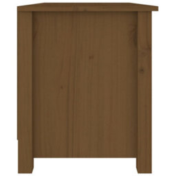 Berkfield Shoe Bench Honey Brown 70X38X45.5 Cm Solid Wood Pine - thumbnail 4