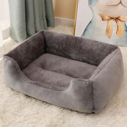 Cat Dog Bed Soft Washable Cushion Warm Pet Basket L Uk - thumbnail 5