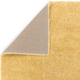 Yellow Shaggy Modern Plain Rug Easy To Clean Dining Room-80Cm X 150Cm - thumbnail 3