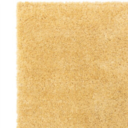 Yellow Shaggy Modern Plain Rug Easy To Clean Dining Room-80Cm X 150Cm - thumbnail 4
