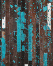 Beliani Rug Kisir Dark Brown 160 X 230 Cm Leather - thumbnail 7