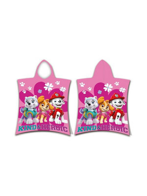 Paw Patrol Kind And Heroic Hooded Towel Poncho - image 1