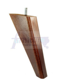 L&F 4X Solid Wooden Feet 150mm High Replacement Furniture Legs Sofas Chairs Stools M10 Antique Brown - thumbnail 5