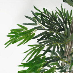 Leaf 180Cm (6Ft) Artificial Bamboo Plants Trees - Natural Green Xl - thumbnail 2