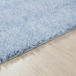Livabliss Moda Shaggy-Solid Color Blue Plush Soft Pile Living Bedroom Rug 200 X 275 Cm Easy Care, Non Shedding - thumbnail 3