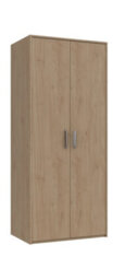 Hazlemere 2 Door Wardrobe  - Oak Finish On Express Delivery And Ready Assembled - thumbnail 1