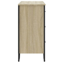 Walplus Chest Of Drawers Sonoma Oak 91X35.5X74.5 Cm Engineered Wood - thumbnail 5