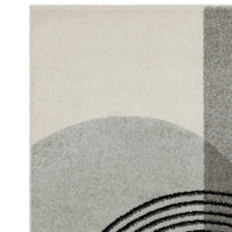 Grey Modern Easy To Clean Abstarct Rug For Diningroom-80Cm X 150Cm - thumbnail 3