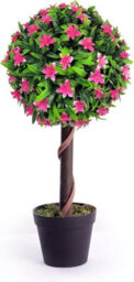 Best Artificial 2Ft / 60Cm Pink Lily Ball Tree Plant Garden Office Conservatory Tropical Indoor Outdoor - thumbnail 1