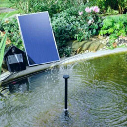 Primrose Solar Powered Water Fountain Pump Kit With Led Lights 300Lph - thumbnail 1