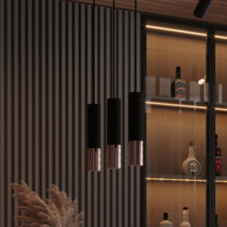Sollux Lighting Loopez Steel Black/copper 3P Light Classic Pendant Ceiling Light - thumbnail 8