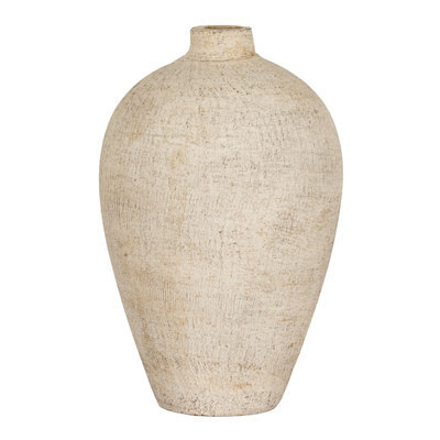 Hill Interiors Morrow Tall Vase Cream (35Cm X 21Cm X 21Cm) - image 1