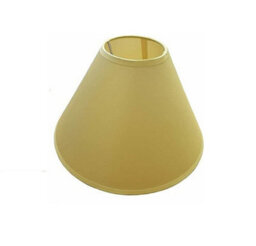 "12"" Luxury Cotton Textured Fabric Coolie Light Shade Purpose Table Floor Ceiling Practical & Eye Caring Lampshade Sand"