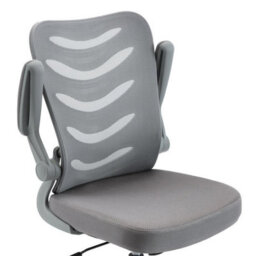 Merlin Draughtsman Chair With Grey Fabric Seat - thumbnail 7