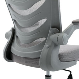 Merlin Draughtsman Chair With Grey Fabric Seat - thumbnail 6