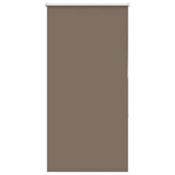 Berkfield Roller Blind Blackout Coffee 85X150 Cm Fabric Width 80.7 Cm Polyester - thumbnail 2