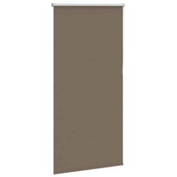 Berkfield Roller Blind Blackout Coffee 85X150 Cm Fabric Width 80.7 Cm Polyester - thumbnail 3