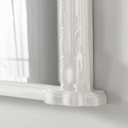 Yearn Overmantle Mirror Arched 127(W) X 89Cm(H) White Victorian Mirror - thumbnail 3