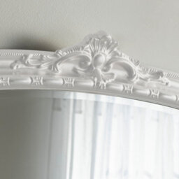 Yearn Overmantle Mirror Arched 127(W) X 89Cm(H) White Victorian Mirror - thumbnail 2