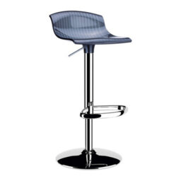 Ernest Bar Stool Chrome Frame Fixed Height - thumbnail 2
