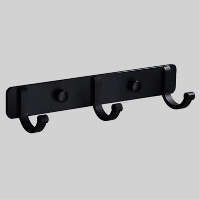 Wall Hooks, Heavy Duty Aluminum Towel Hooks For Hanging Coats Hats Keys Clothes, Closet Hooks, Wall Mounted Rack