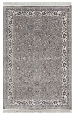 MiHOMEUK Minyatur Premium Quality V0375A Dark Grey Abstract Modern Turkish Area Rug - 120 X 180 Cm - image 1